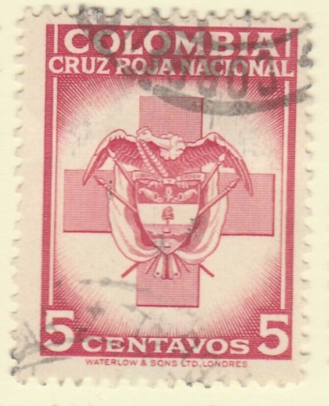 Colombia Postal Tax 1951 5c Fine Used A8P55F65