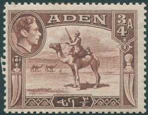 Aden 1939 ¾a red-brown SG17 unused