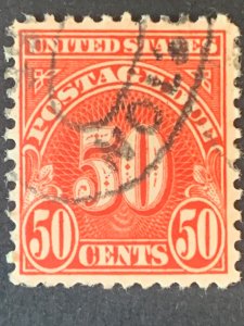 50c Us postage stamp  ,  black cancelled postage used, refno:5015