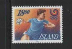 ICELAND #662 1988 SUMMER OLYMPICS MINT VF NH O.G