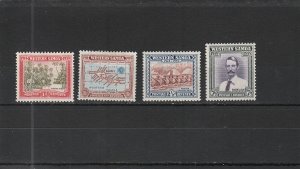 Samoa  Scott#  181-184  MH  (1939 New Zealand Control of Western Samoa)