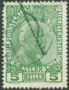Liechtenstein 5 USED CV $2.00 BIN $1.00