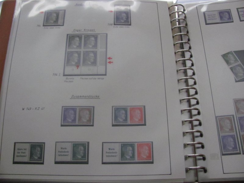 Germany 1941-44 MNH HITLER ALBUM ALMOST EVERY POSSIBILITY UNIQUE 63 PICTURE(118)