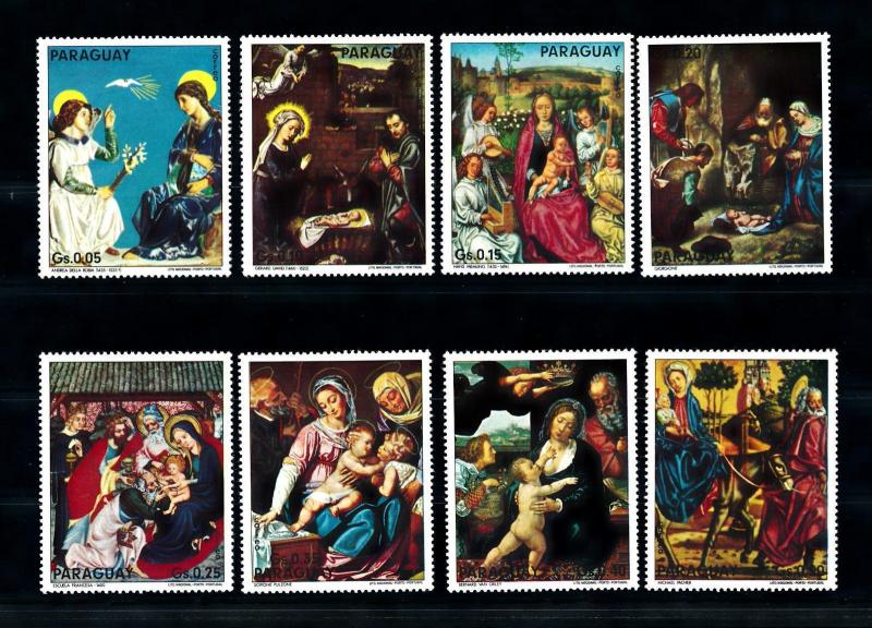 [72627] Paraguay 1975 Paintings Christmas Madonna with Child  MNH