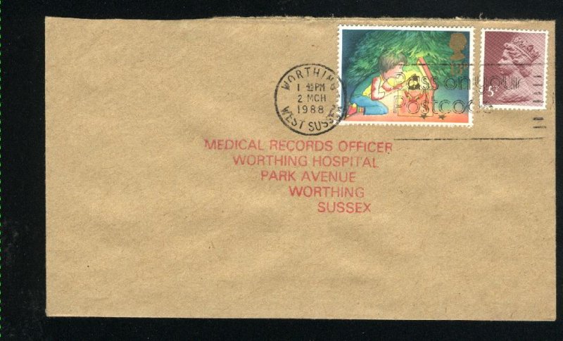 Great Britain 1196,MH51 envelope 1987  PD