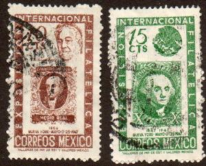 Mexico  Scott  826-827  Used