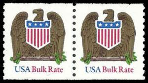 PCBstamps   US #2604 Coil Pair 20c(2x10c)Eagle, bulk rate, MNH, (10)