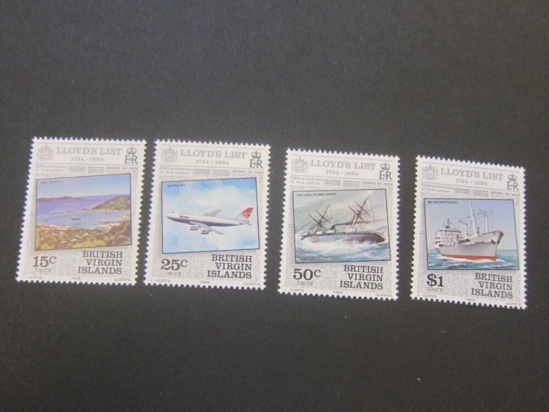 British Virgin Islands 1984 Sc 466-69 set MNH