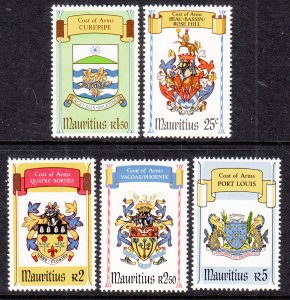 Mauritius 515-519 MNH VF