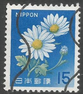JAPAN 881 VFU FLOWERS K442
