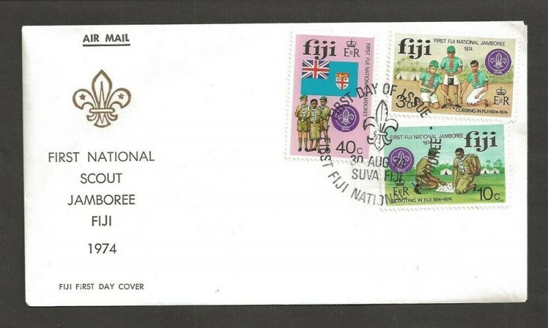 1974 Fiji Boy Scouts First National Jamboree FDC Suva