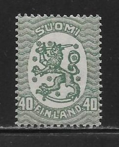 Finland 131c 40p Lion single MNH