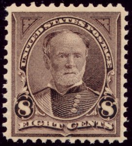 US 272 8c 1895 William T. Sherman watermarked F-VF NH