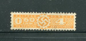 x216 - GERMANY 1940s Deutsche Arbeitsfront. REVENUE Stamp. Fiscal