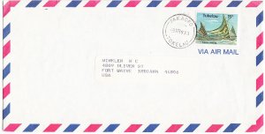 TOKELAU cover postmarked Fakaofo, 9 March 1983 - business correspondance