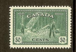Canada, Scott #272; 50c Logging, MNH