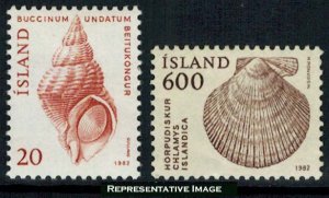 Iceland Scott 552-553 Mint never hinged.