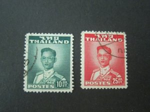 Thailand 1951 Sc 284,286 FU