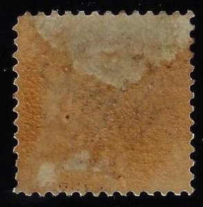 Scott #123 - $395.00 – Fine-disturbed OG – Scarce. Only 10,000 sold!