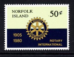 Norfolk Island 255 MNH  1980 50c multi Rotary