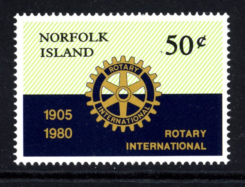 Norfolk Island 255 MNH  1980 50c multi Rotary