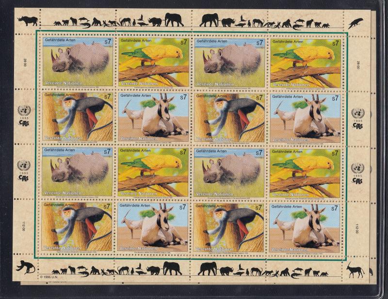 ​United Nations - 1995/1996 Animals special collection - MNH (26)