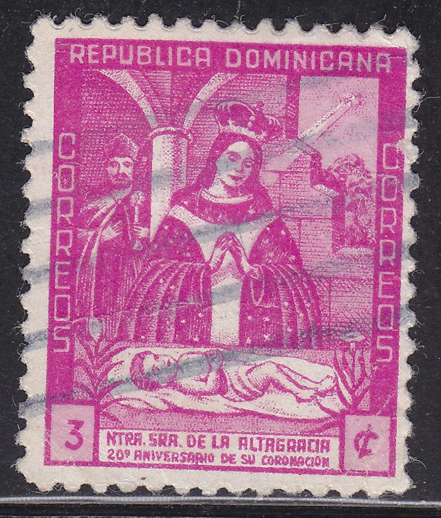 Dominican Republic 385 Virgin of Altagracia 1942