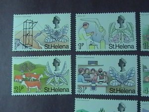 ST.HELENA # 244-256-MINT NEVER/HINGED-COMPLETE SET----QEII----1971