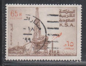 Saudi Arabia,  65h Oil Rig (SC# 743) Used