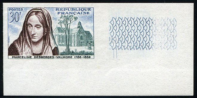 France, 1950-Present #924 (Ceres 1214f) Cat€27, 1959 Marceline Desbordes-Va...