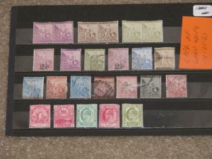 CAPE OF GOOD HOPE, 24 STAMPS, USED & UNUSED, SOME HINGED