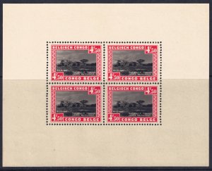 Belgian Congo #172* NH  Sheet of 4