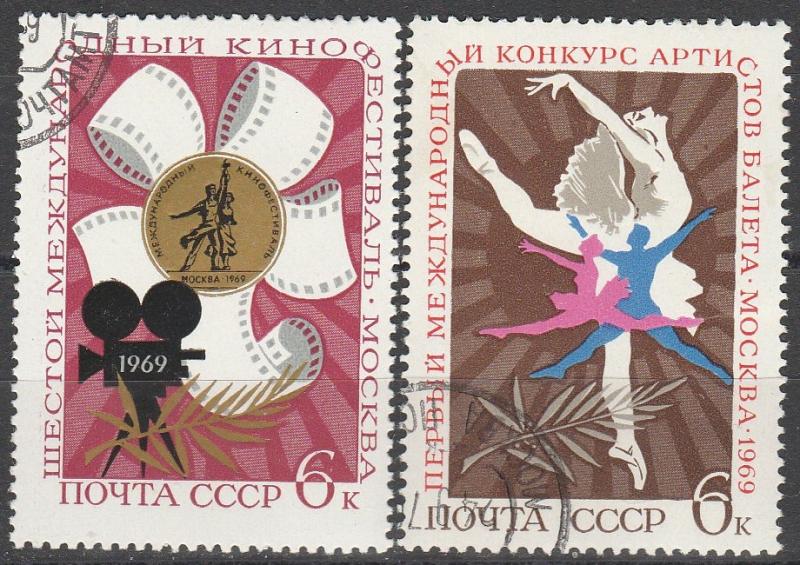 Russia #3602-3 F-VF Used  (S5771)