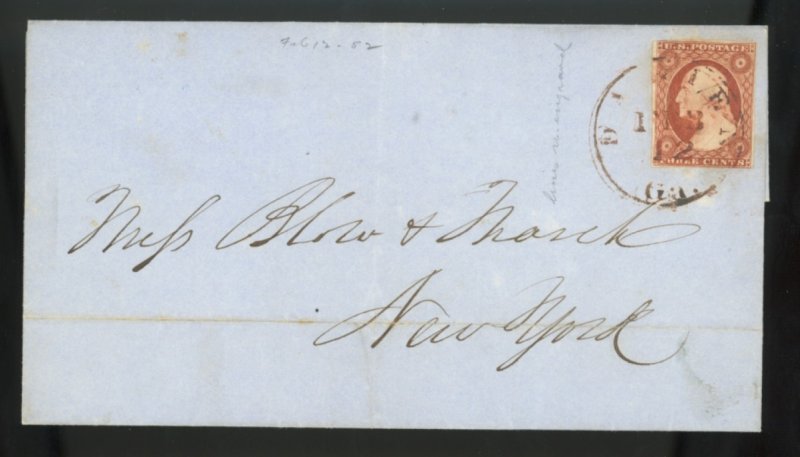 U.S. #10A USED ON COVER