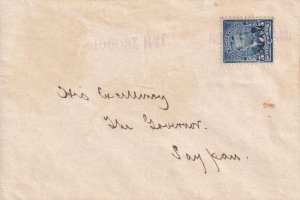 1901, Agana, Guam to His Excellency, The Governor of Saipan, See Remark (46020)