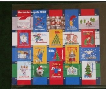 NETHERLANDS 1999 December stamps christmas Used Scott# 1041a-1041t SG 1980-1999