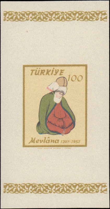 Turkey #1263, Complete Set, 1957, Never Hinged