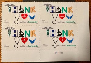 US # 5947 Thank You Health Care Community PB forever 2024 Mint NH