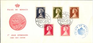Monaco, Worldwide First Day Cover, Royalty