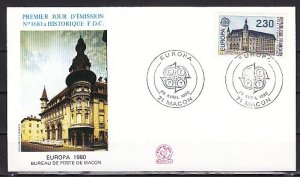 France, Scott cat. 2218. Europa-Post Office issue. First day cover.