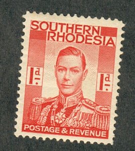 Southern Rhodesia #43 Mint Hinged single