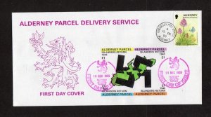 ALDERNEY PARCEL: 1995 ISLANDERS RETURN FIRST DAY COVER