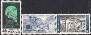 Mexico #919,C258-C259    MNH