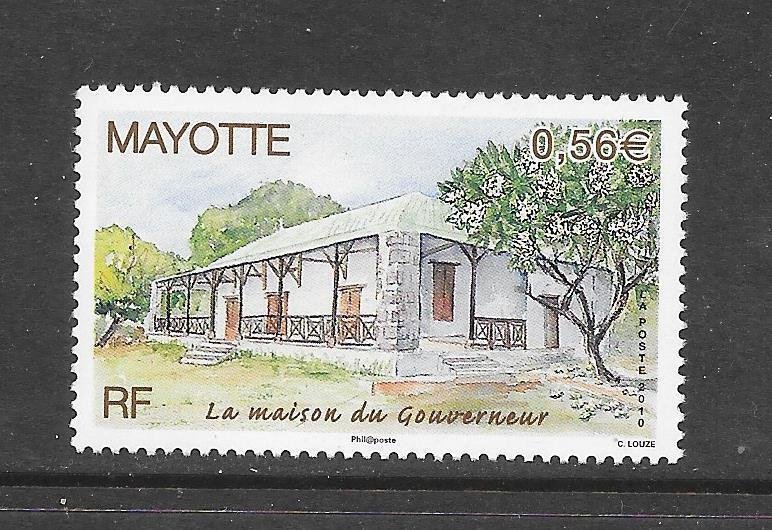 MAYOTTE #260 GOVERNOR'S HOUSE MNH