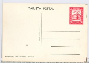 Venezuela  Orchid View on Reverse.