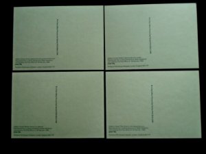 STAMP STATION PERTH G.B. PHQ Cards No.90.Set of 4-Halleys Comet Never Used 1981