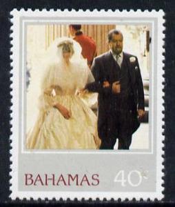 Bahamas 1982 Princess Di's 21st Birthday 40c unmounted mi...