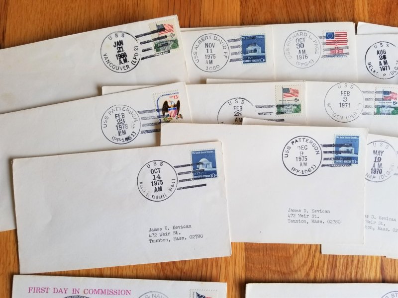 68 Naval Ship Covers