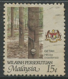 STAMP STATION PERTH Wilayah Persekutuan #114 Agriculture  Crest Used 1986