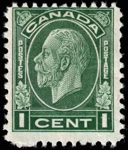 Canada - Scott 195 - Mint-Hinged - Poor Centering - Short to Missing Perf Teeth